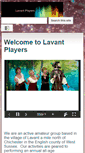 Mobile Screenshot of lavantplayers.net