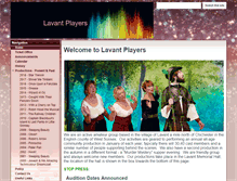 Tablet Screenshot of lavantplayers.net